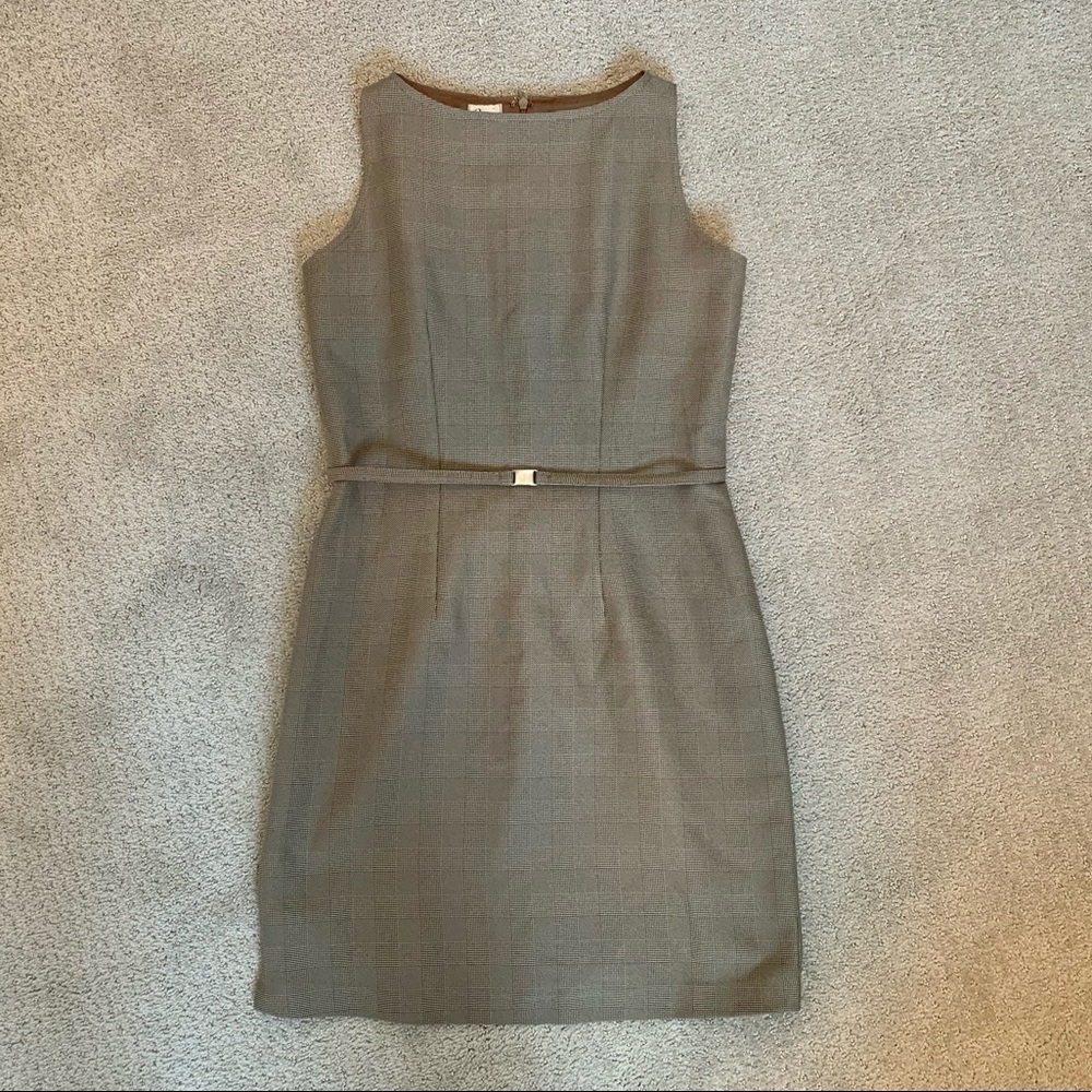 Vintage Preppy Belted Dress